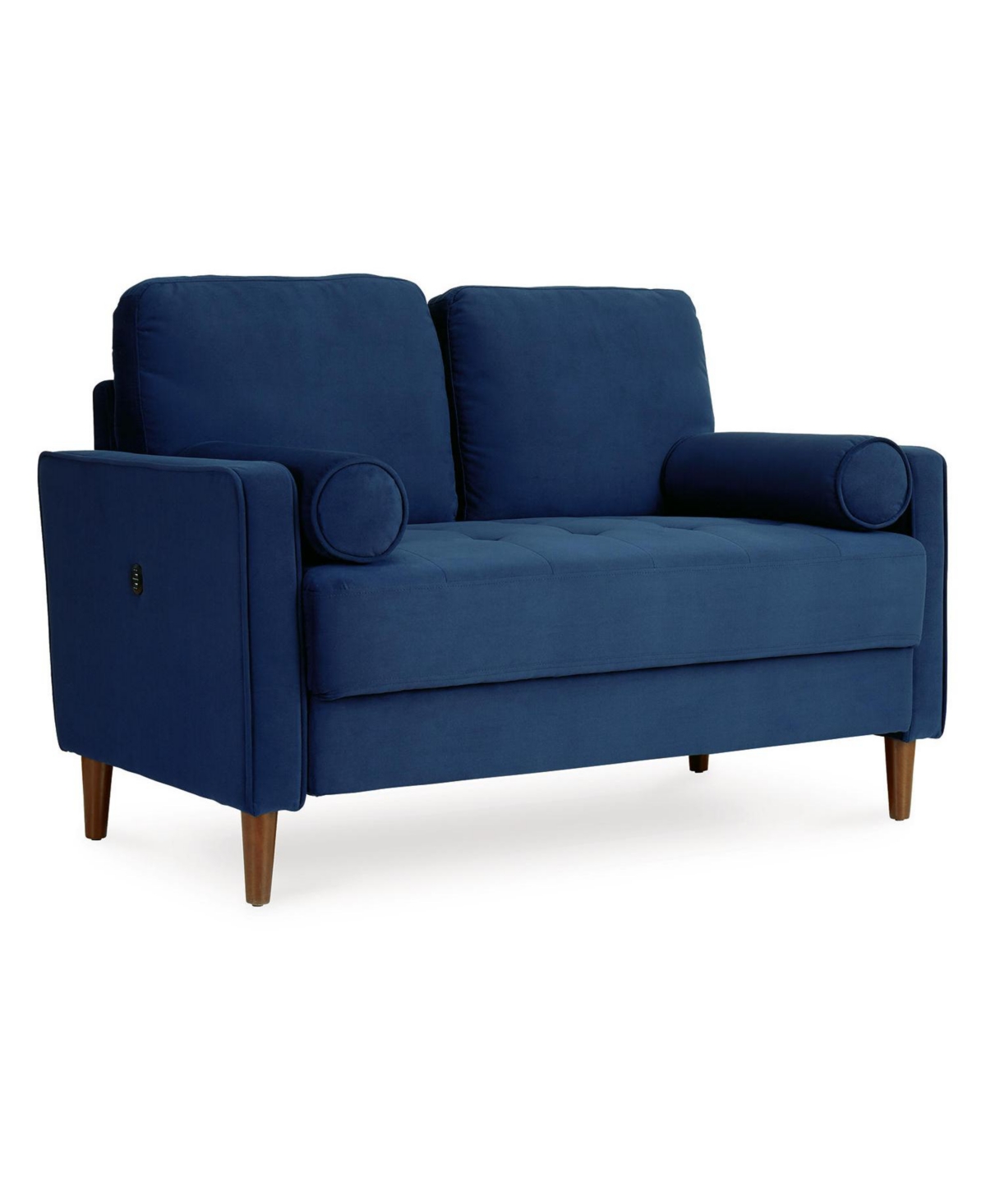 Signature Design By Ashley Darlow Loveseat In Indigo