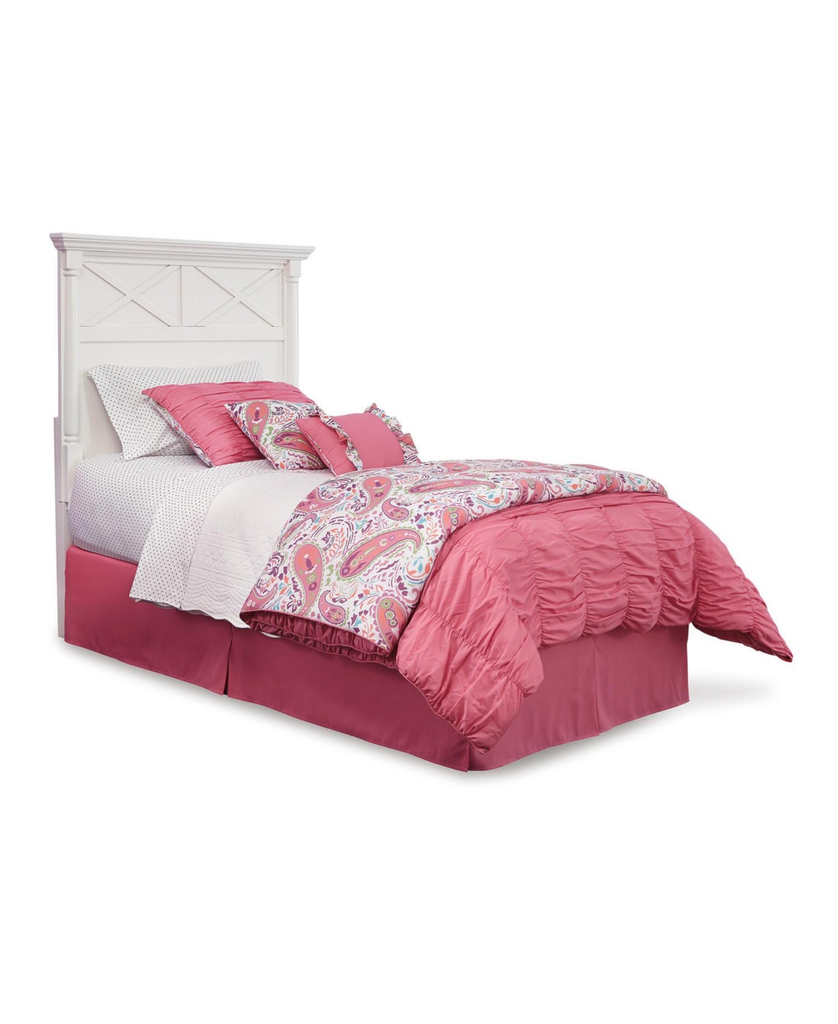 Signature Design By Ashley Kaslyn Twin Panel Headboard In White
