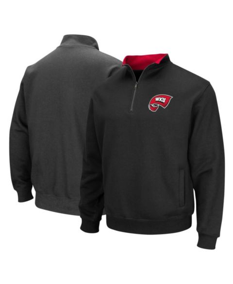 Мужская толстовка Colosseum Western Kentucky Hilltoppers Tortugas Quarter-Zip, цвет: Чёрный