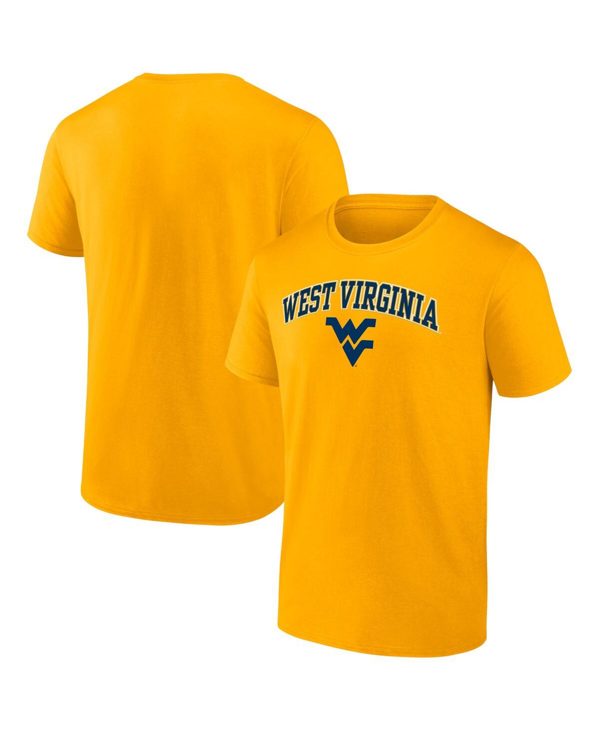 Fanatics Men's  Gold West Virginia Mountaineers Campus T-shirt
