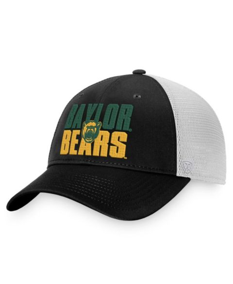 Мужская кепка Top of the World Black, White Baylor Bears Stockpile Trucker Snapback Hat