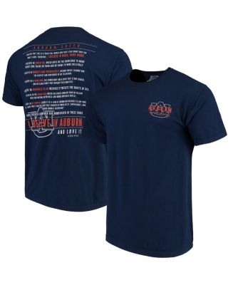 Men's Navy Auburn Tigers Creed Local Comfort Color T-shirt - Macy's
