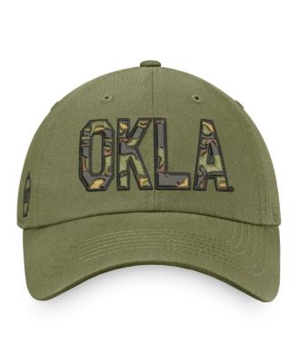 Men's Olive Oklahoma Sooners OHT Military-Inspired Appreciation Unit Adjustable Hat