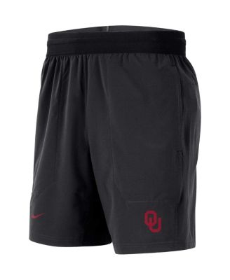 Men's Black Oklahoma Sooners Player Performance Shorts