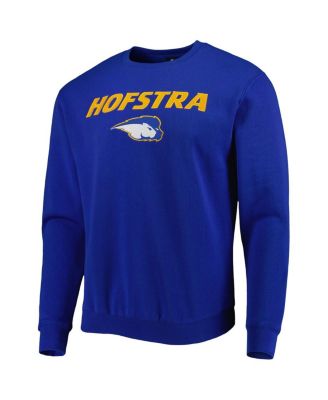 Men's Royal Hofstra University Pride Arch Over Logo Pullover Sweatshirt