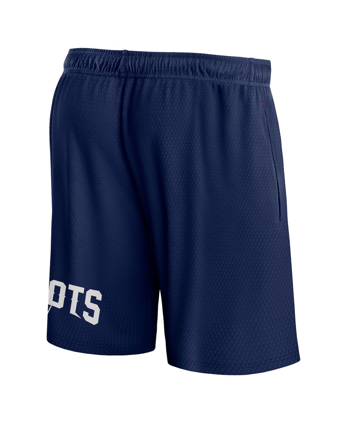 Shop Fanatics Men's  Navy New England Patriots Clincher Shorts
