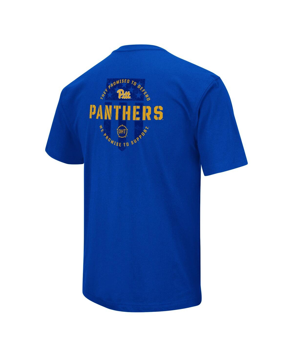 Shop Colosseum Men's  Royal Pitt Panthers Oht Military-inspired Appreciation T-shirt