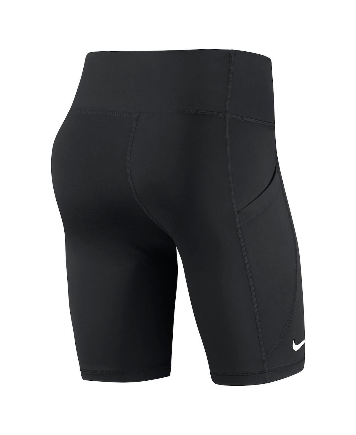 Nike Black Pittsburgh Steelers Biker Shorts In Black