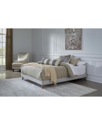 Signature Design By Ashley Tannally Queen Upholstery Platform Bed - Macy's