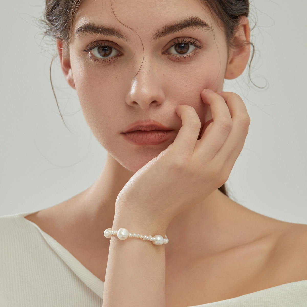 Joey Baby 18K Gold Plated Mixed Large & Small Freshwater Pearl