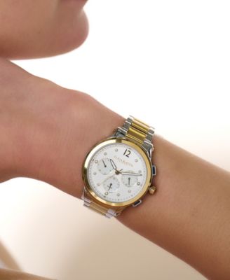 Women's Sports Luxe Two-Tone Stainless Steel Watch 38mm