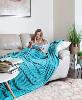 Cut Plush Lightweight Super Soft Fuzzy Luxury Bed Blanket, King