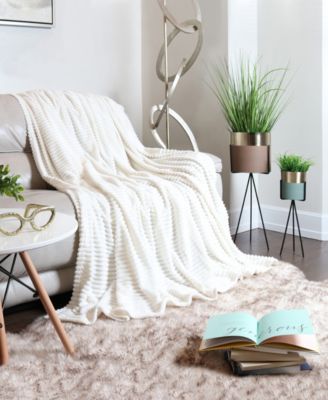 Cut Plush Lightweight Super Soft Fuzzy Luxury Bed Blanket, King