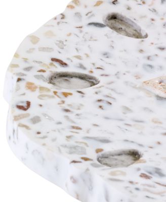 Coastal Terrazzo Stone Chips Resin Soap Dish