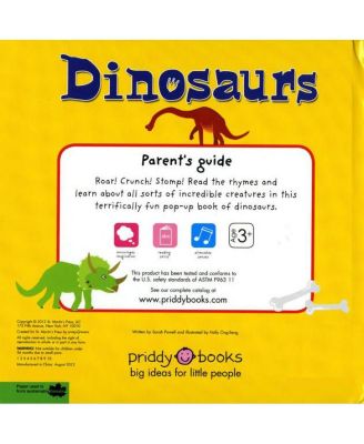 Pop-up Dinosaurs- A Pop-Up Book to Get Your Jaws Into by Roger Priddy