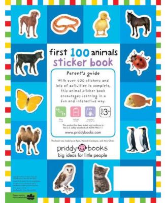 First 100 Stickers- Animals- Over 500 Stickers by Roger Priddy