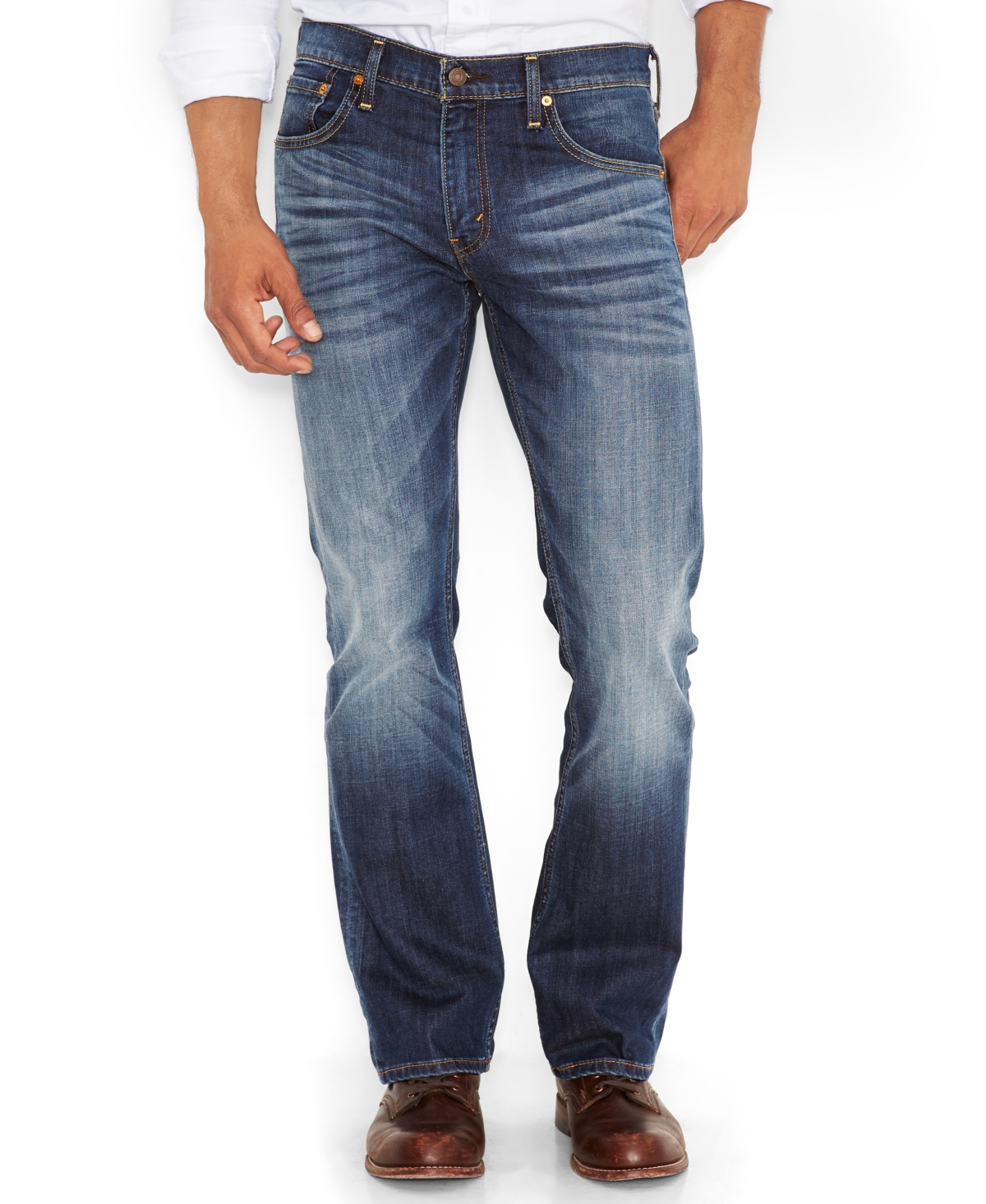 Men's 527 Slim Bootcut Fit Jeans - Wave Allusions Stretch
