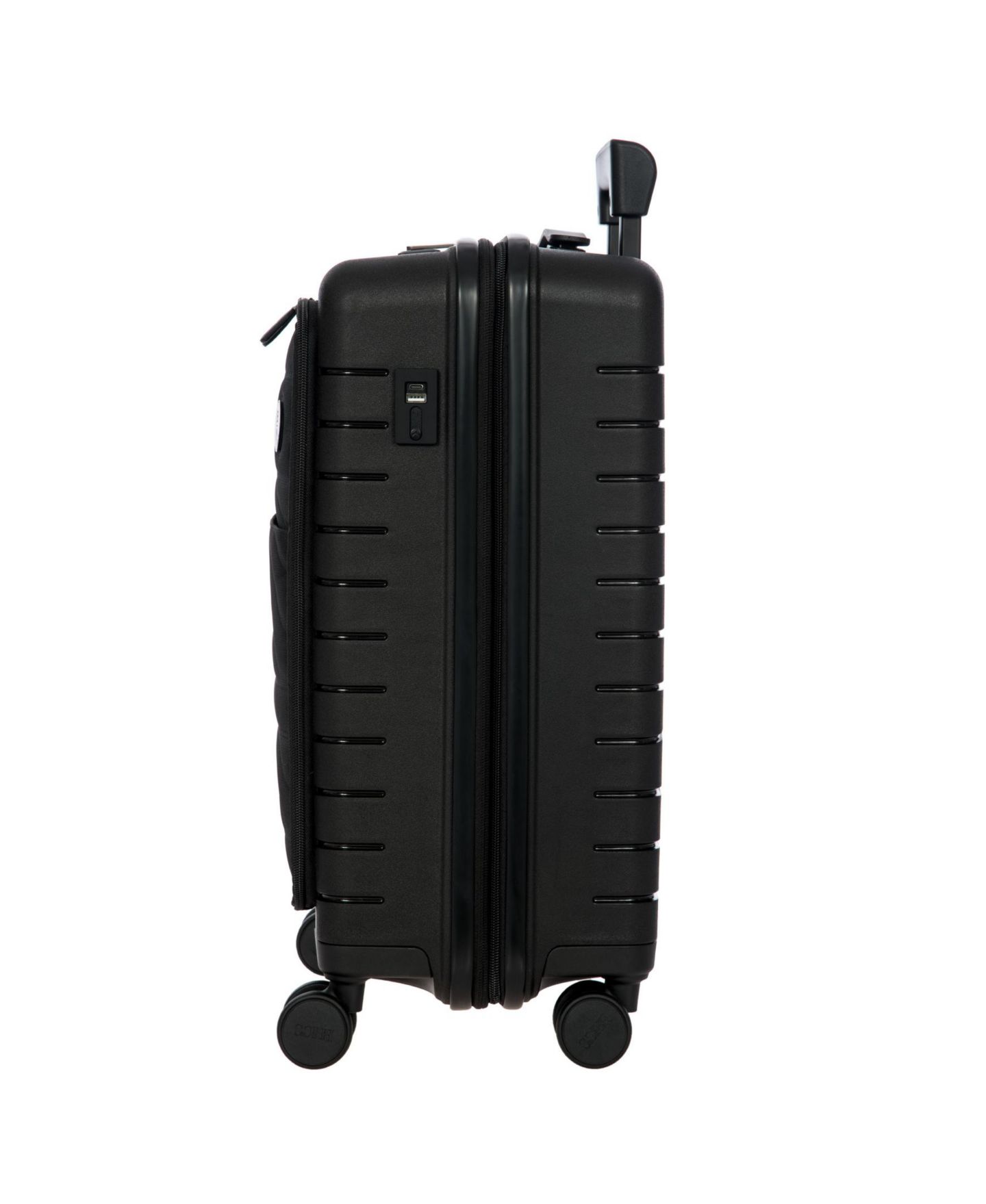 Чемодан Bric's B Y Ulisse Small Softside Front Carry-on Spinner with Pocket, цвет: Чёрный — фото 4