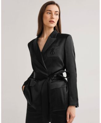 Women's The Alpina Formal Silk Blazer