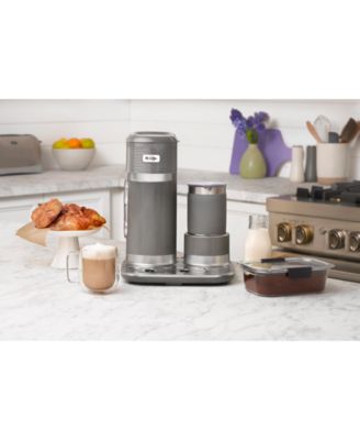 4-in-1 Single-Serve Latte Lux, Iced Hot Coffee Maker with Milk Frother