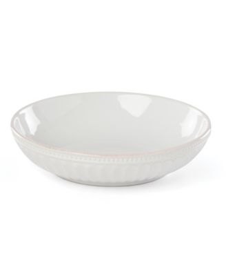 French Perle Groove Pasta Bowls, Set Of 4