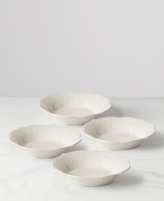 French Perle Pasta Bowls, Set of 4