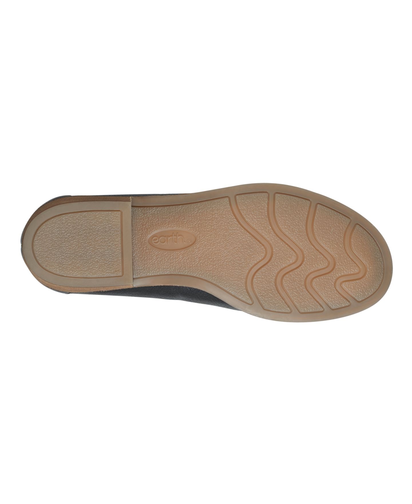 Женские туфли Earth Edna Flat Slip-On, цвет: Чёрный кожаный — фото 5