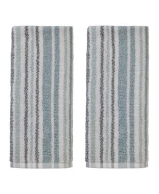Skl Home Farmhouse Stripe Cotton Towel Bedding In Multi