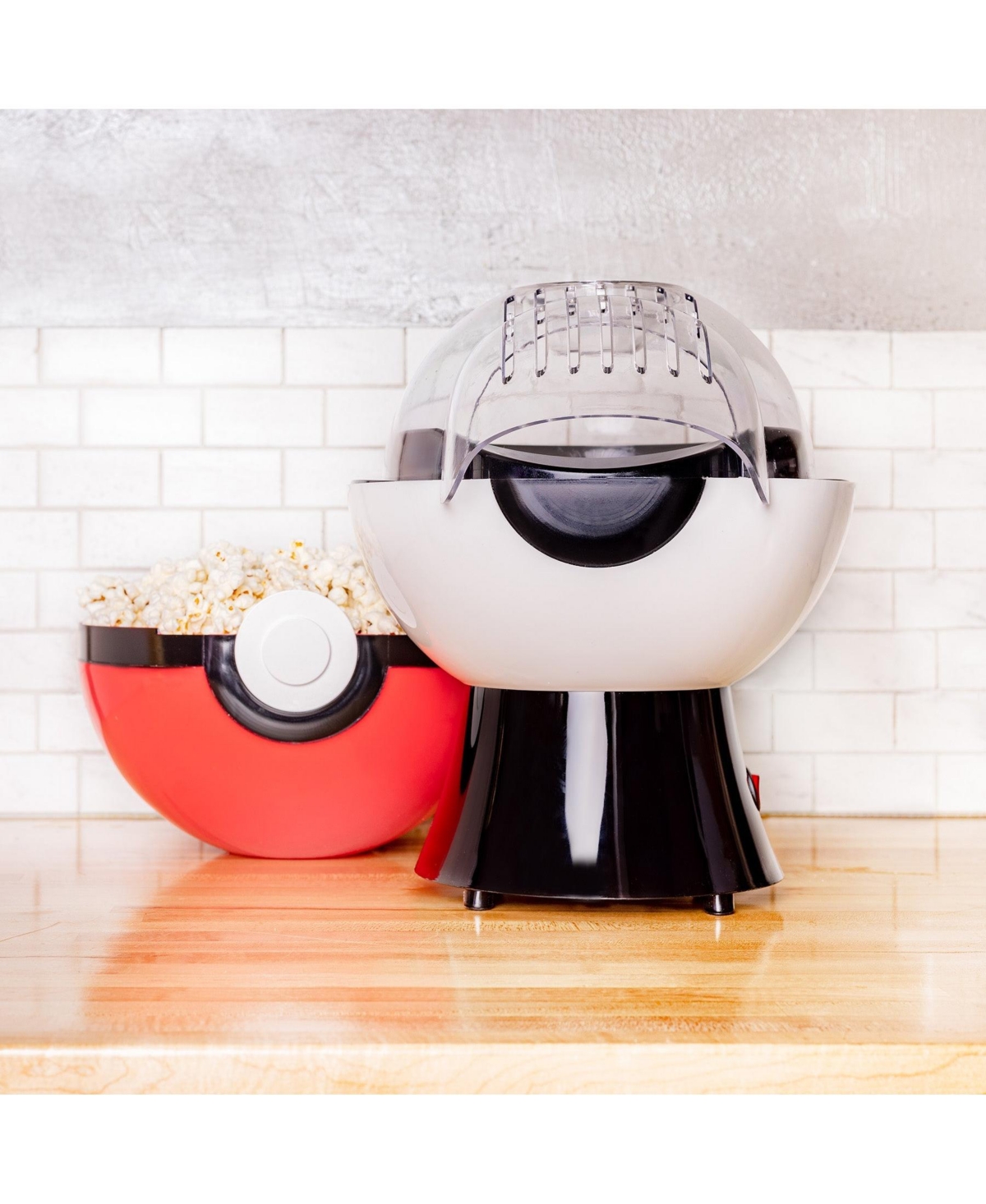 Uncanny Brands Pokemon Pokeball Popcorn Maker - Pokemon Kitchen Appliance In Multi