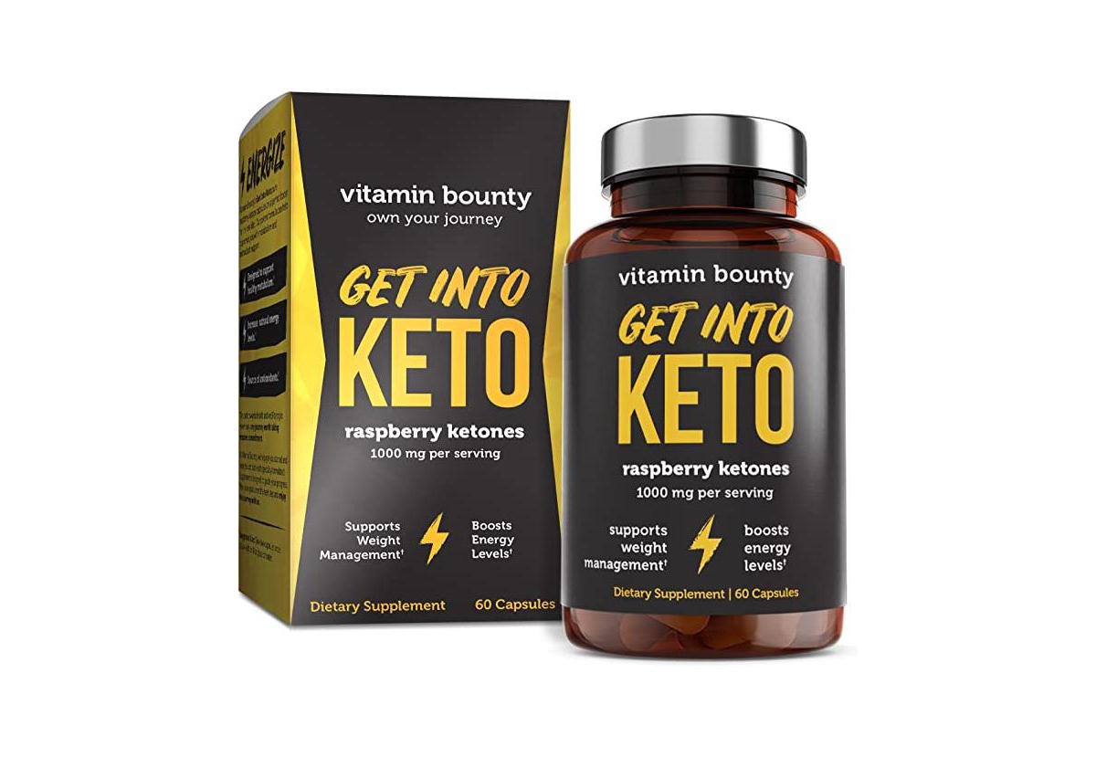 Get Into Keto - Raspberry Ketone - Veggie Capsules - 60ct