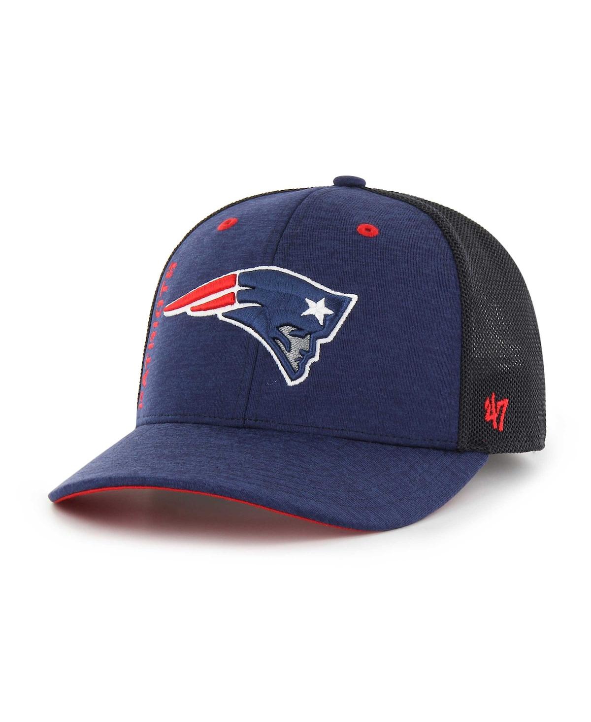 47 Brand Men's ' Navy New England Patriots Pixelation Trophy Flex Hat