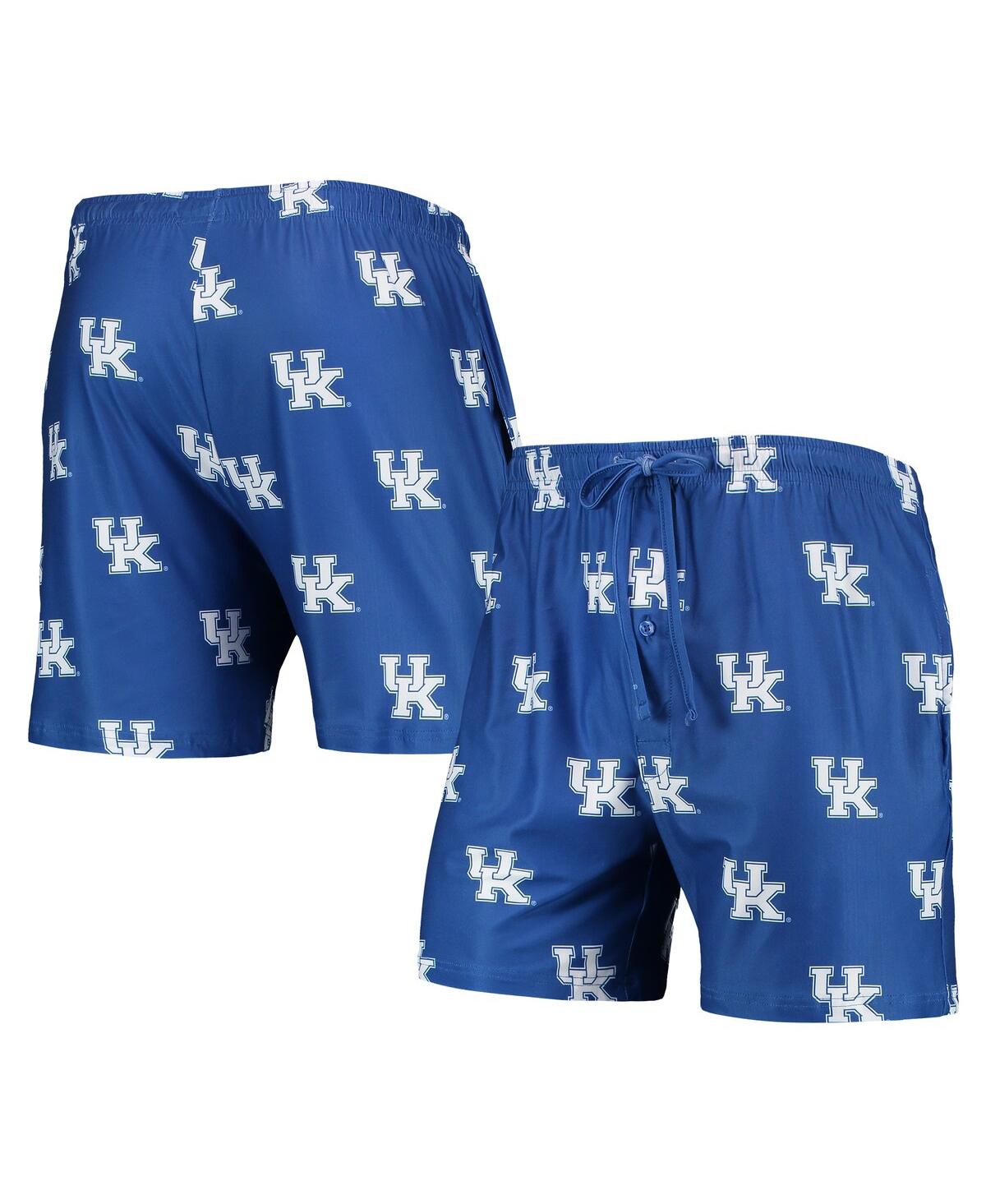 Shop Concepts Sport Men's  Royal Kentucky Wildcats Flagship Allover Print Jam Shorts