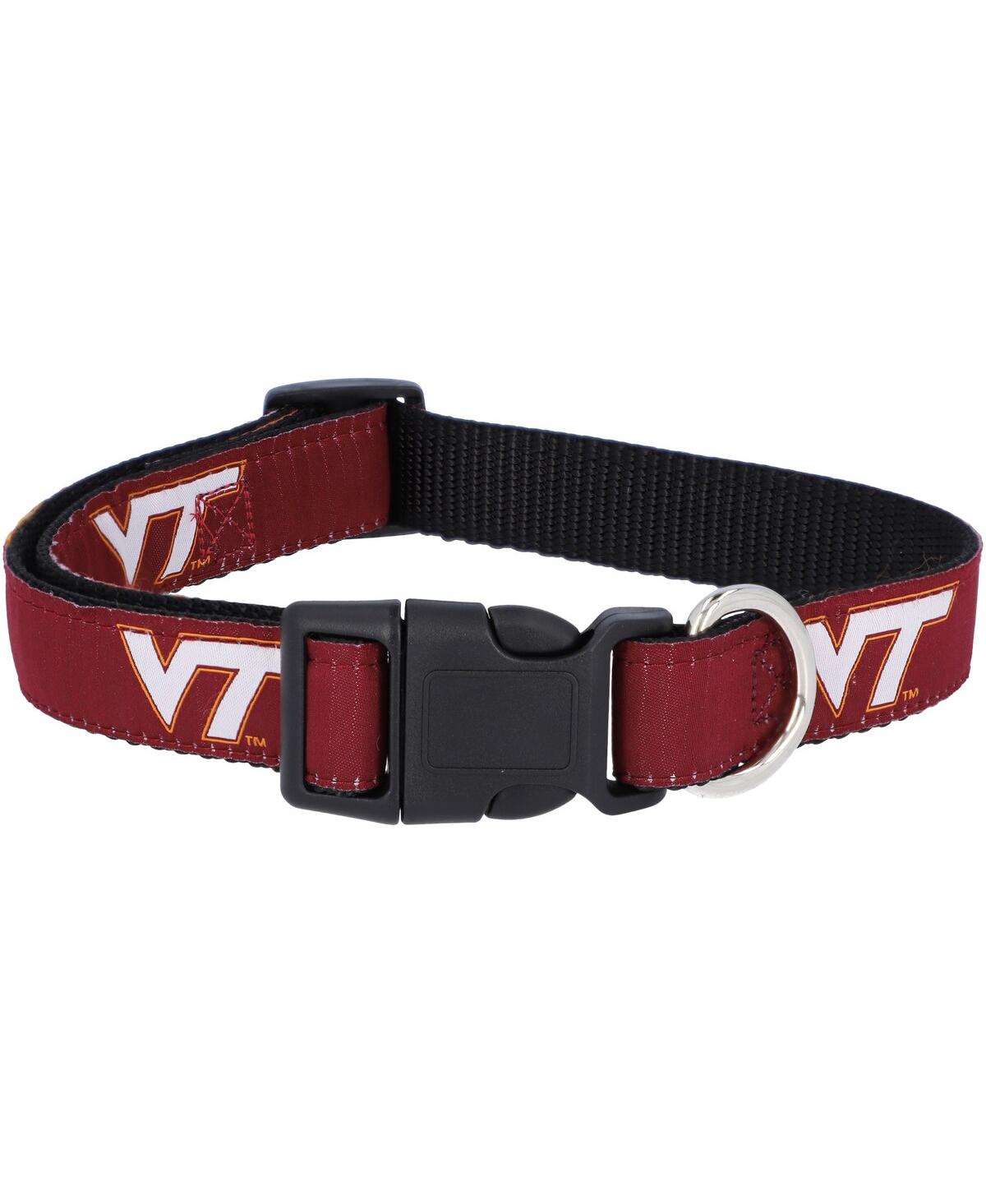 Virginia Tech Hokies 1" Regular Dog Collar - Red
