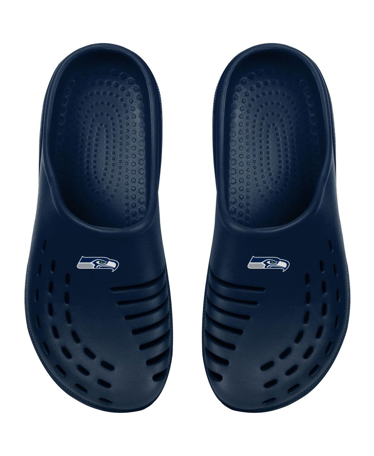 Foco Kids' Youth Boys And Girls  College Navy Seattle Seahawks Sunny Day Clogs