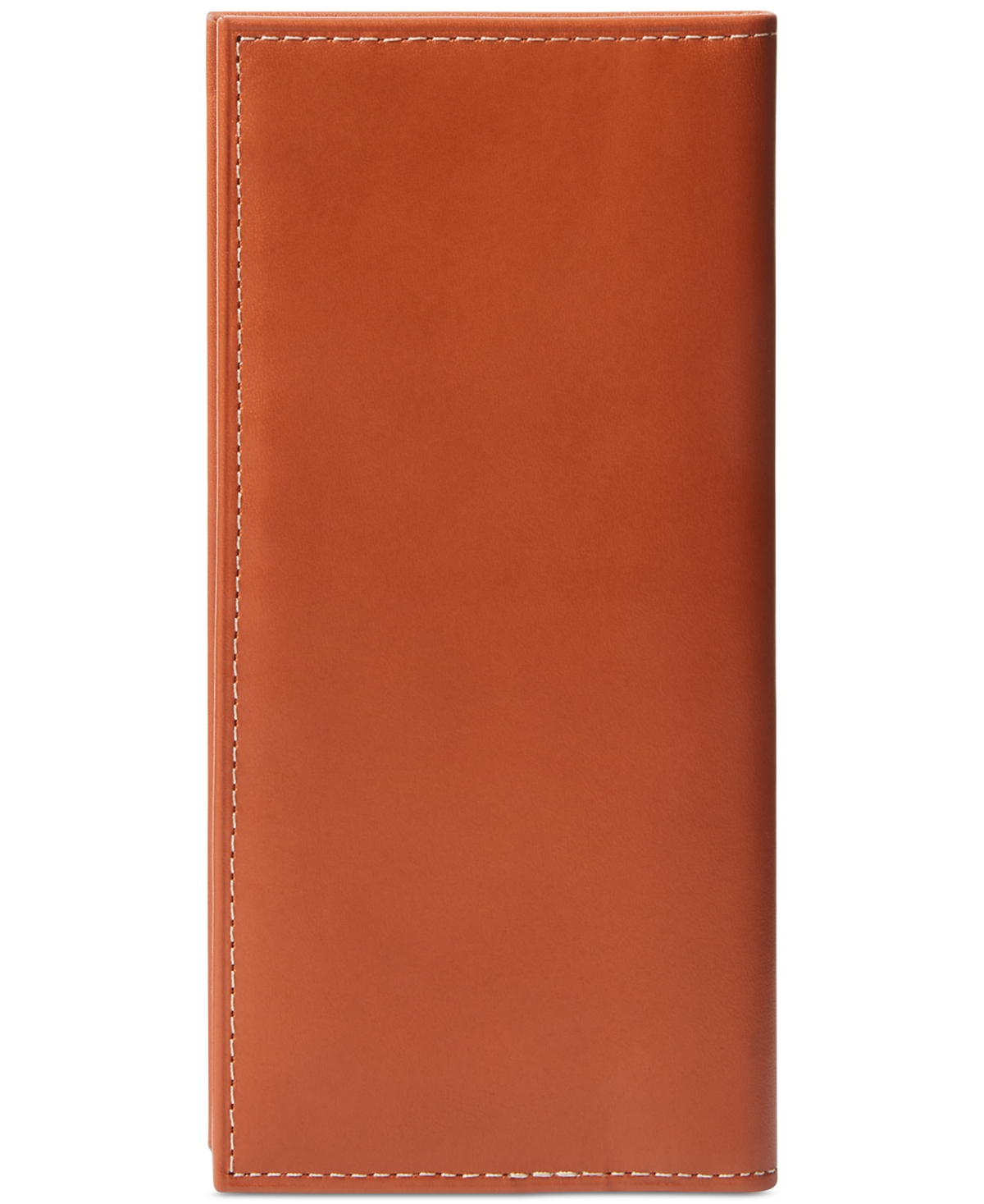 Shop Polo Ralph Lauren Men's Burnished Leather Narrow Wallet In Brown