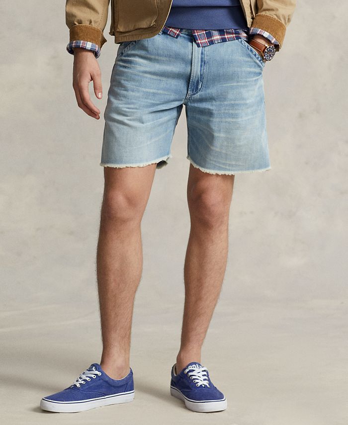 Polo Ralph Lauren Denim Men\'s Macy\'s - Relaxed-Fit Shorts Cotton