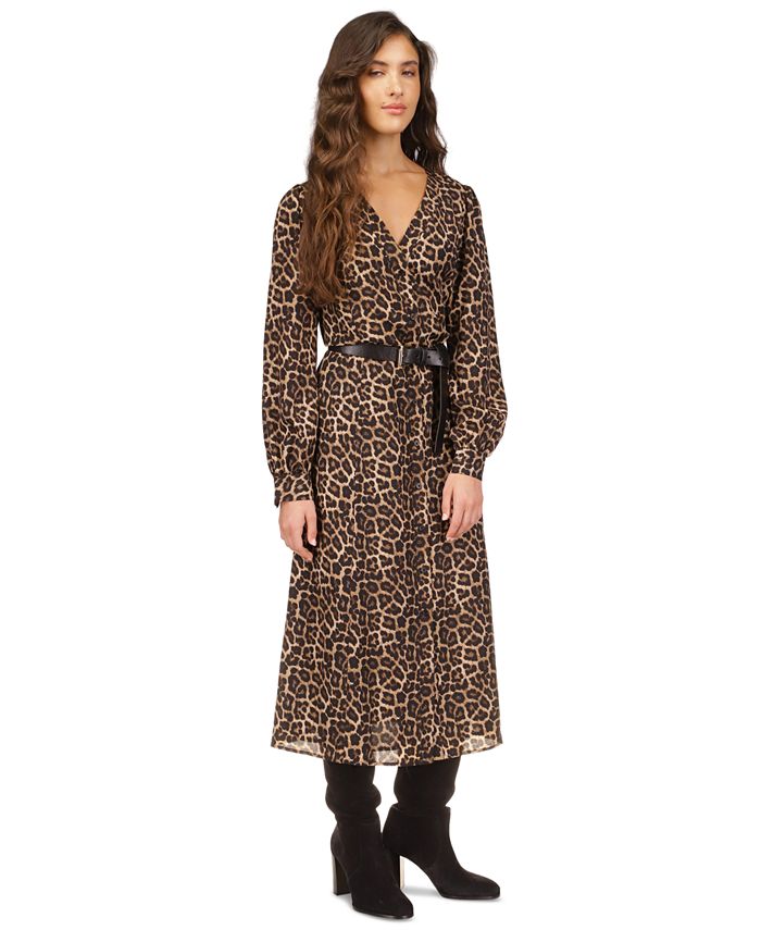 Michael Kors Michael Kate Cheetah Print Dress