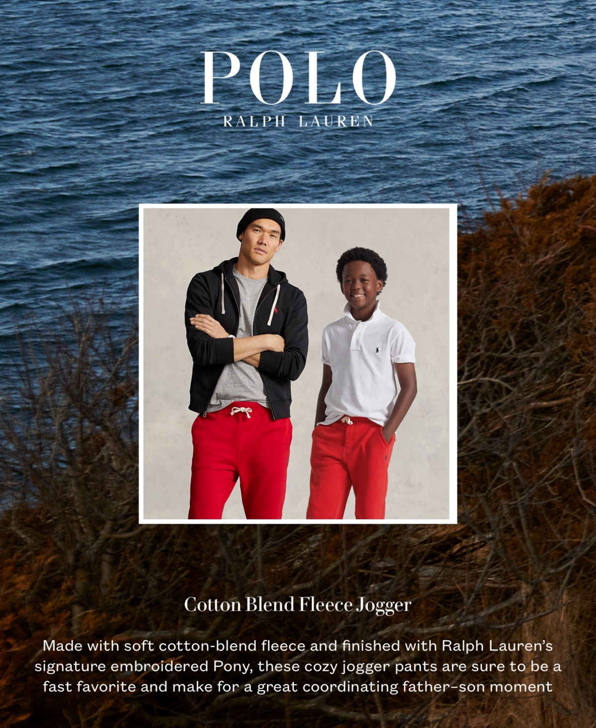 Polo Ralph Lauren Big Boys Cotton Fleece Drawstring Jogger