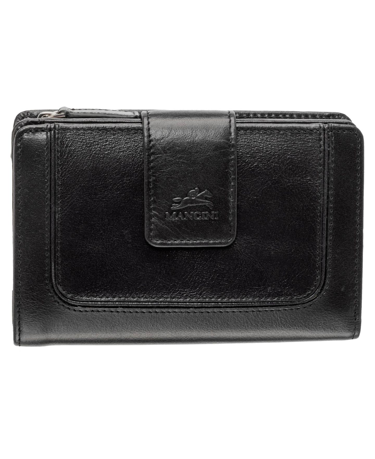 Женский кошелёк Mancini South Beach RFID Secure Mini Clutch Wallet, цвет: Чёрный — фото 1
