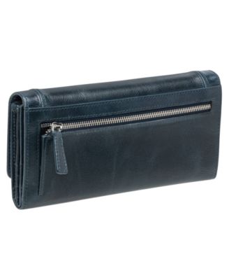 South Beach RFID Secure Quadruple Fold Wallet