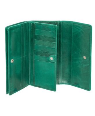 South Beach RFID Secure Quadruple Fold Wallet