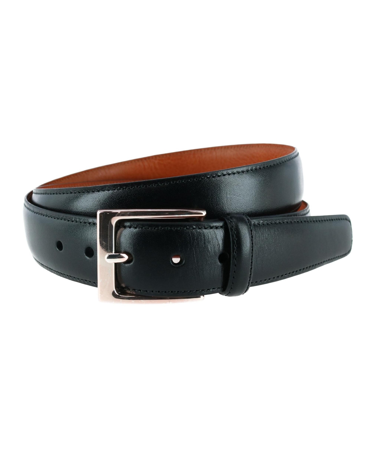 Big & Tall Classic Cortina 30mm Leather Belt - Honey maple