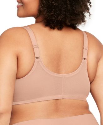Plus Size Full Figure Magiclift Natural Shape Front Closure Wirefree Bra 1210