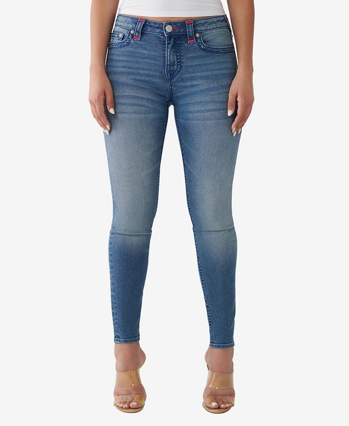True Religion Women s Jennie Super T Skinny Jeans Macy s
