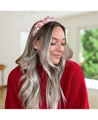 Women's All That Glitters Headband -  Red