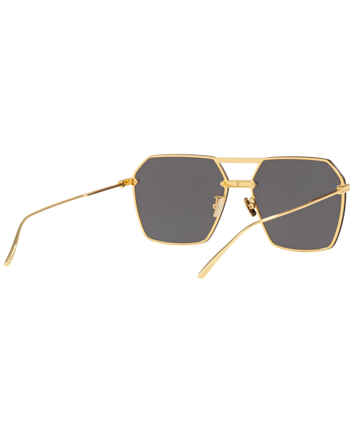 Shop Bottega Veneta Women's Sunglasses, Bv1045s In Gold Shiny