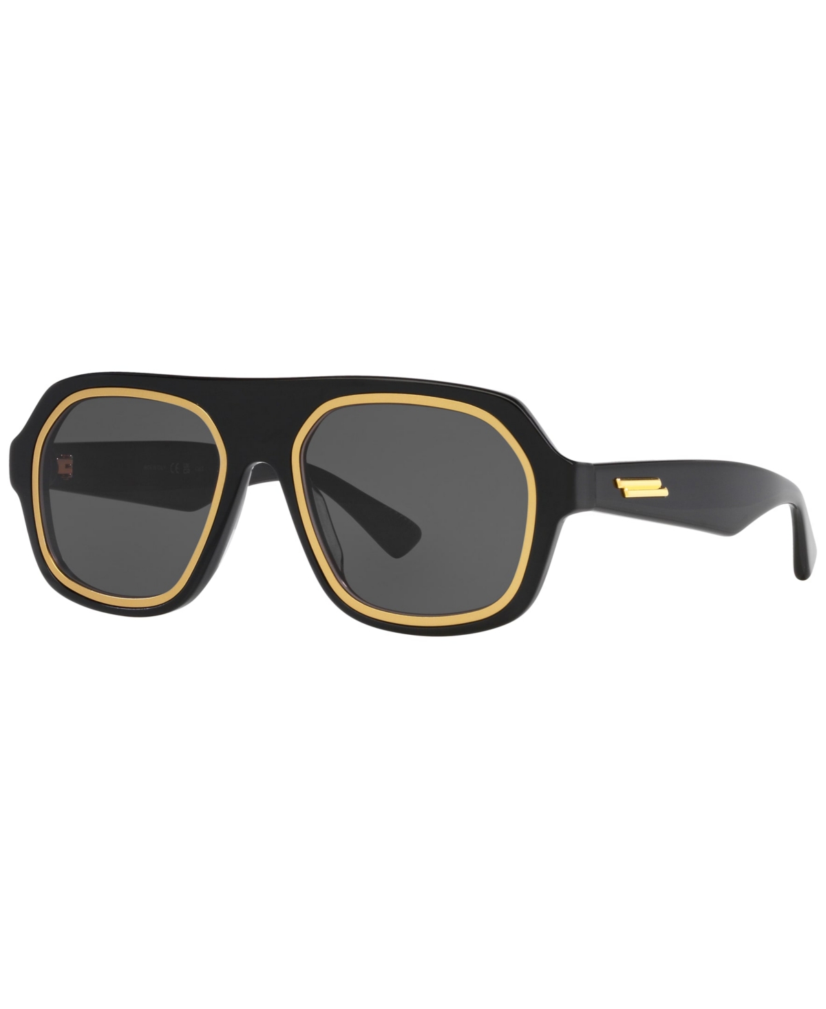 Bottega Veneta Men's Sunglasses, Bv1217s In Black