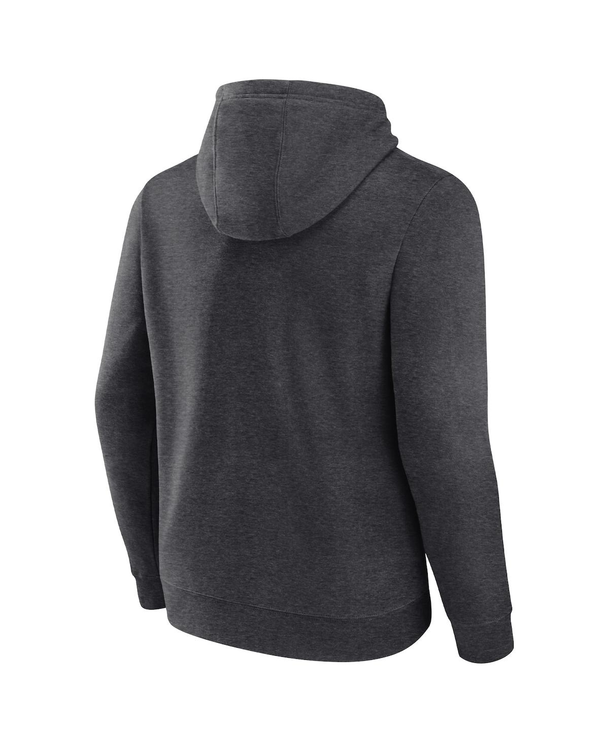 Men's FanaticsVegas Golden Knights 2023 Western Conference Champions Locker Room Pullover Hoodie - Heather Charcoal