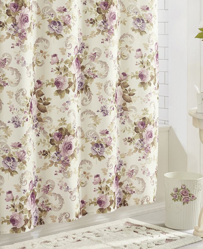 Royal Court Evergreen Shower Curtain 72