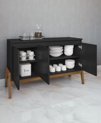 Gales 48.5" Medium Density Fiberboard 4-Drawer Sideboard